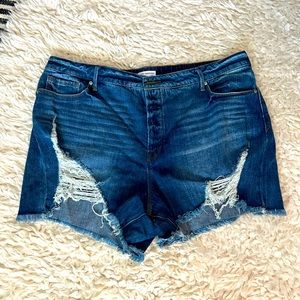 Good American Jean shorts, size 18